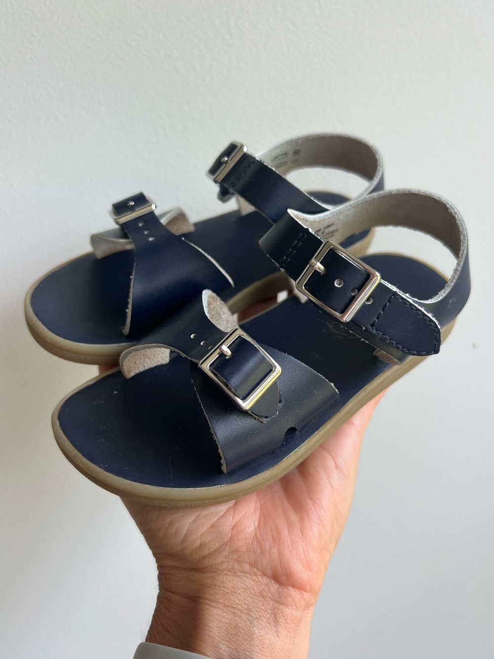 Navy Footmates Sandals